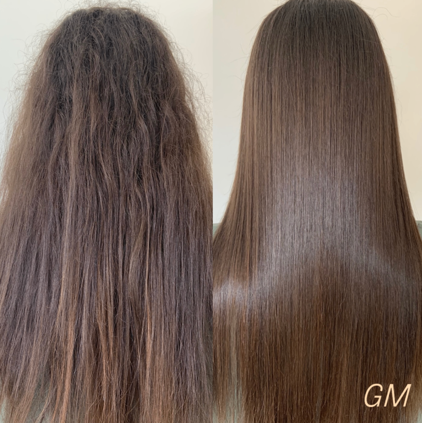 Before and after Keraplasty transformation 2